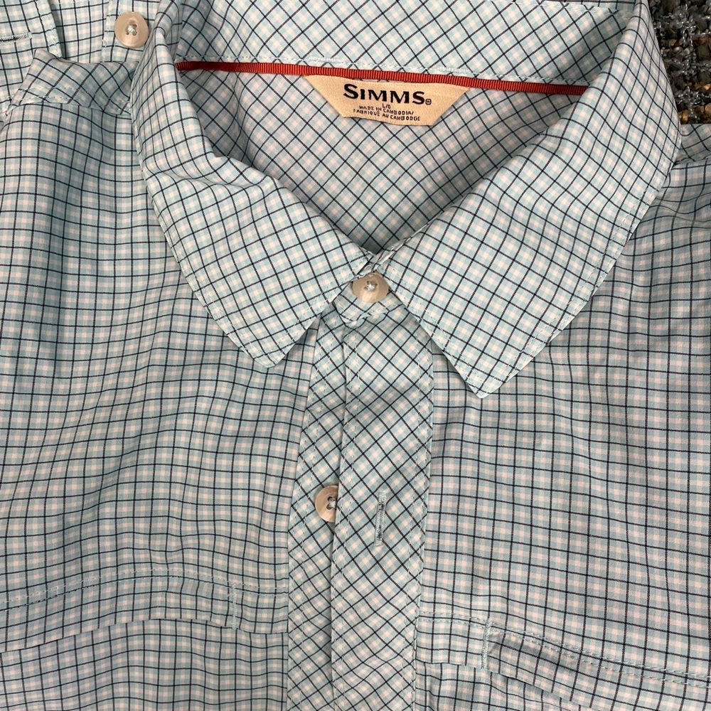 Simms fishing shirt excellent condition
